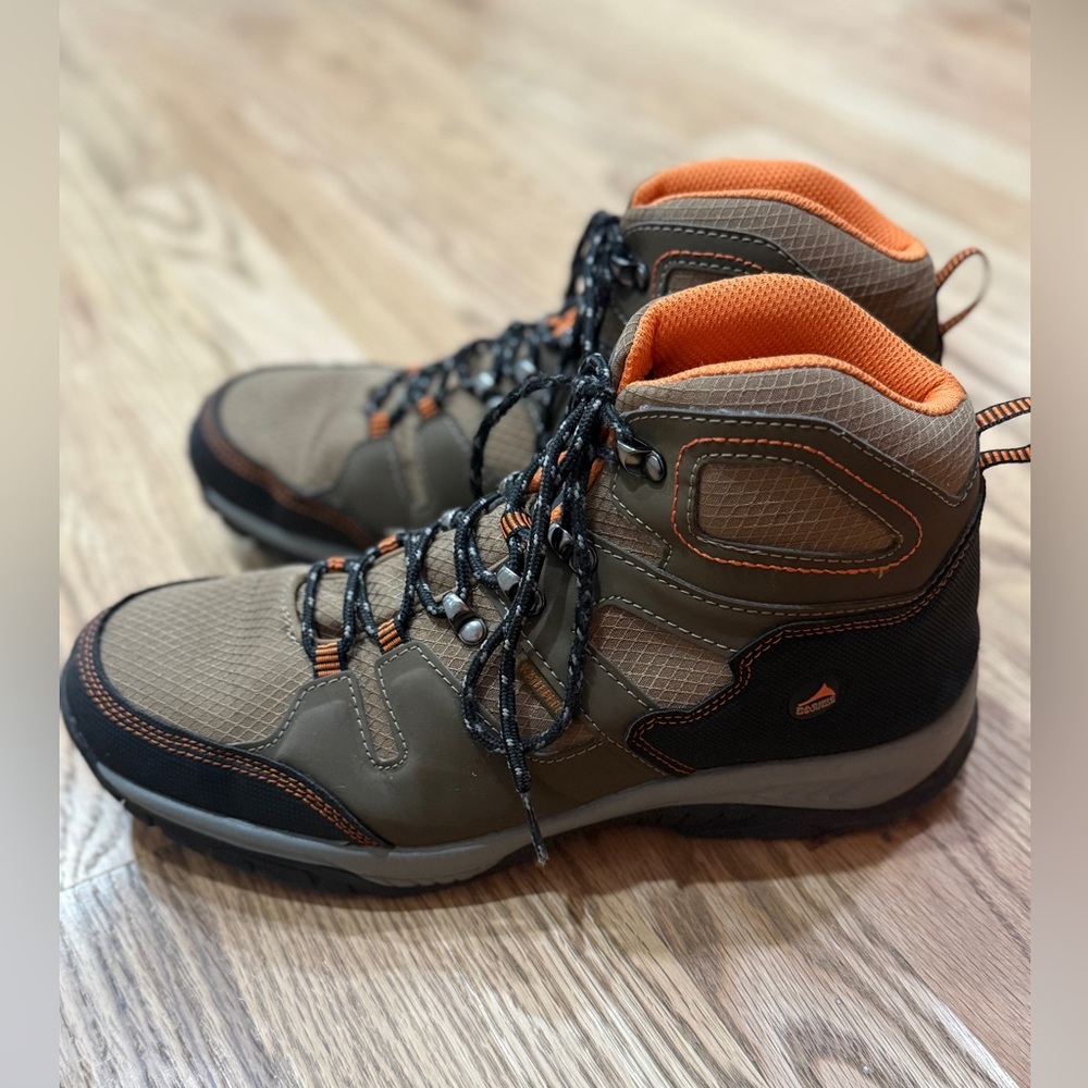 Pacific Mountain Men’s Hiking Boots Size 9 Brown Outdoor Trail Boots Waterproof - Picture 7 of 11